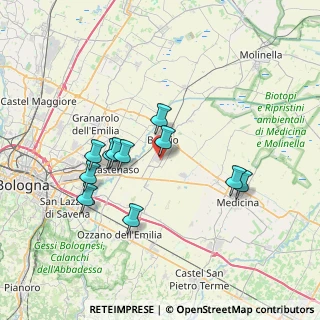 Mappa Via Vittime delle Foibe, 40054 Budrio BO, Italia (6.66182)