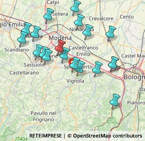Mappa Via Santa Liberata, 41057 Spilamberto MO, Italia (15.3765)