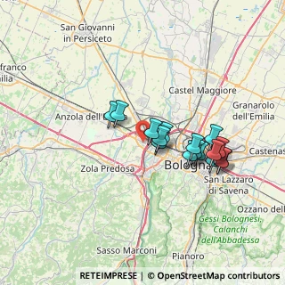 Mappa Via Andrea Palladio, 40132 Bologna BO, Italia (6.09813)