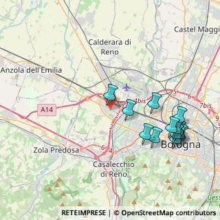 Mappa Via Andrea Palladio, 40132 Bologna BO, Italia (4.52308)