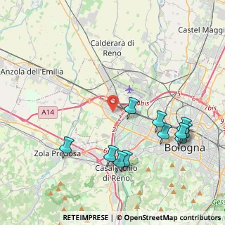 Mappa Via Andrea Palladio, 40132 Bologna BO, Italia (4.68182)