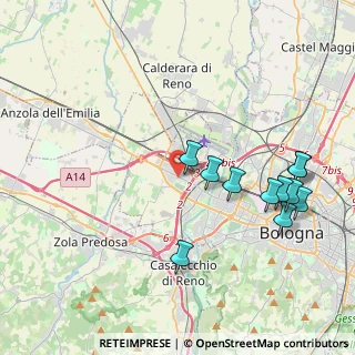 Mappa Via Andrea Palladio, 40132 Bologna BO, Italia (4.38091)