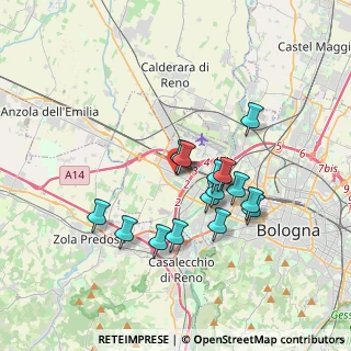 Mappa Via Andrea Palladio, 40132 Bologna BO, Italia (3.126)