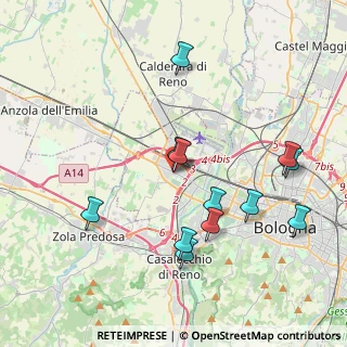 Mappa Via Andrea Palladio, 40132 Bologna BO, Italia (4.07583)