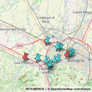 Mappa Via Andrea Palladio, 40132 Bologna BO, Italia (3.9445)