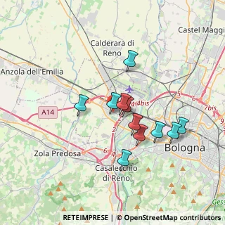 Mappa Via Andrea Palladio, 40132 Bologna BO, Italia (2.97364)