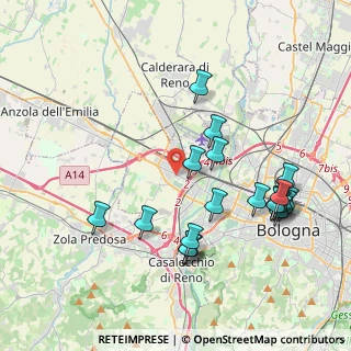 Mappa Via Andrea Palladio, 40132 Bologna BO, Italia (4.2805)