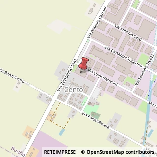 Mappa Via Luigi Menarini, 8, 40054 Budrio, Bologna (Emilia Romagna)