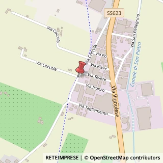 Mappa Via Coccola, 498, 41057 Spilamberto, Modena (Emilia Romagna)