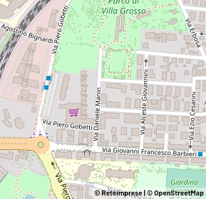 Mappa Via Daniele Manin, 40129 Bologna BO, Italia (0.11923)