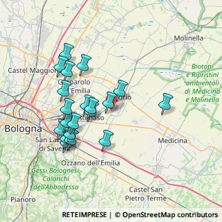 Mappa Via Banzi Cento, 40054 Budrio BO, Italia (7.217)