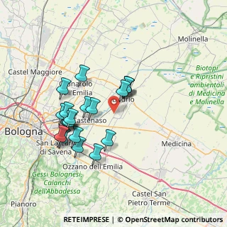 Mappa Via Banzi Cento, 40054 Budrio BO, Italia (6.728)