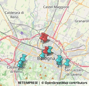Mappa Via Daniele Manin, 40129 Bologna BO, Italia (3.7275)
