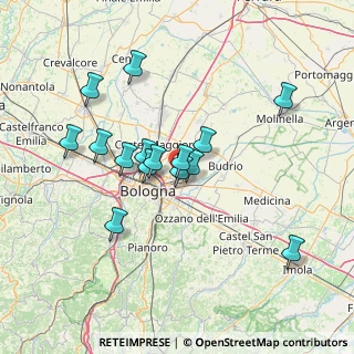 Mappa Via Paolo Canali, 40137 Bologna BO, Italia (12.87667)