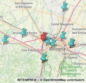 Mappa 40132 Bologna BO, Italia (7.68091)