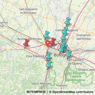 Mappa 40132 Bologna BO, Italia (6.14083)