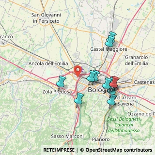 Mappa 40132 Bologna BO, Italia (7.31667)
