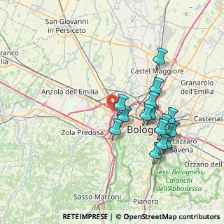 Mappa 40132 Bologna BO, Italia (7.20333)