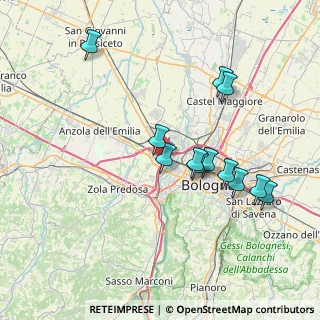 Mappa 40132 Bologna BO, Italia (7.33083)