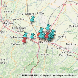 Mappa 40132 Bologna BO, Italia (8.87067)