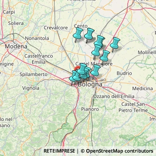 Mappa 40132 Bologna BO, Italia (9.97857)