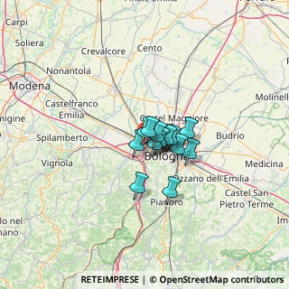 Mappa 40132 Bologna BO, Italia (6.28571)