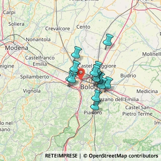 Mappa 40132 Bologna BO, Italia (8.73714)