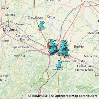 Mappa 40132 Bologna BO, Italia (7.86067)