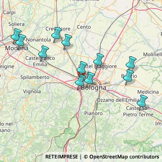 Mappa 40132 Bologna BO, Italia (16.96667)