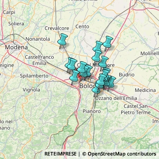 Mappa 40132 Bologna BO, Italia (8.79167)