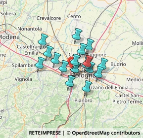 Mappa 40132 Bologna BO, Italia (8.82111)