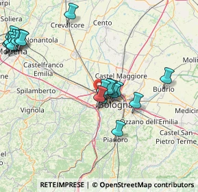 Mappa 40132 Bologna BO, Italia (18.9085)