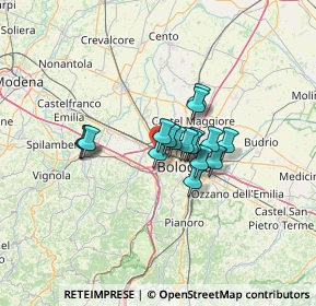 Mappa 40132 Bologna BO, Italia (8.43235)