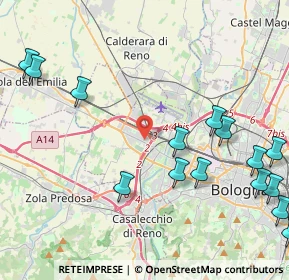 Mappa 40132 Bologna BO, Italia (6.34)