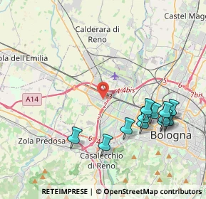 Mappa 40132 Bologna BO, Italia (4.43583)