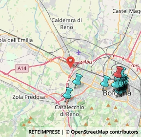 Mappa 40132 Bologna BO, Italia (5.5595)