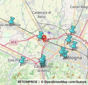 Mappa 40132 Bologna BO, Italia (4.51909)