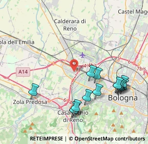 Mappa 40132 Bologna BO, Italia (4.49571)