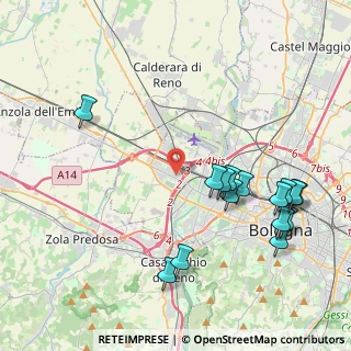Mappa 40132 Bologna BO, Italia (4.742)