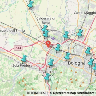 Mappa 40132 Bologna BO, Italia (5.19)