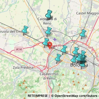 Mappa 40132 Bologna BO, Italia (4.79167)