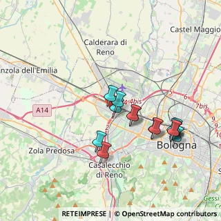 Mappa 40132 Bologna BO, Italia (3.45929)