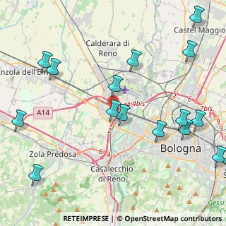 Mappa 40132 Bologna BO, Italia (5.655)