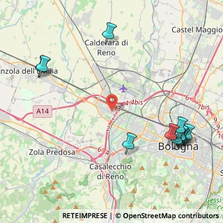Mappa 40132 Bologna BO, Italia (5.61)