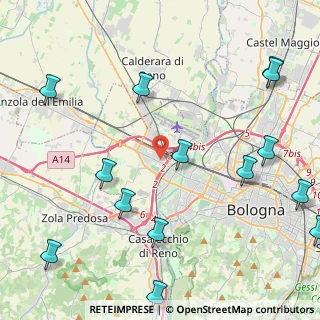 Mappa 40132 Bologna BO, Italia (5.91357)