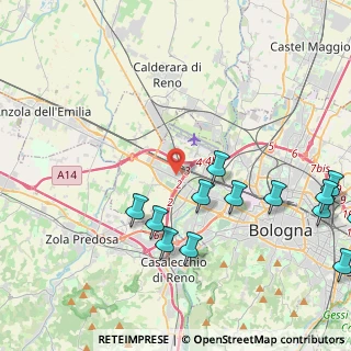 Mappa 40132 Bologna BO, Italia (5.37538)
