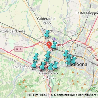 Mappa 40132 Bologna BO, Italia (3.57071)