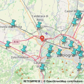 Mappa 40132 Bologna BO, Italia (6.425)