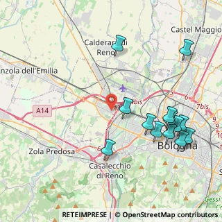Mappa 40132 Bologna BO, Italia (4.73538)