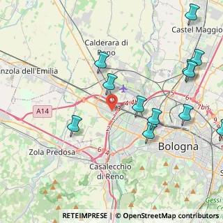 Mappa 40132 Bologna BO, Italia (5.01917)